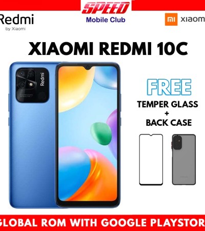 XIAOMI REDMI 10C | 4GB+64GB | 4GB+128GB | GLOBAL ROM | BRAND NEW WITH WARRANTY | FREE GIFTS OR DISCOUNT PRICE